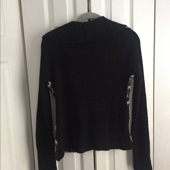 Marisol Wool Blend Houndstooth Cardigan M - Picture 3 of 5